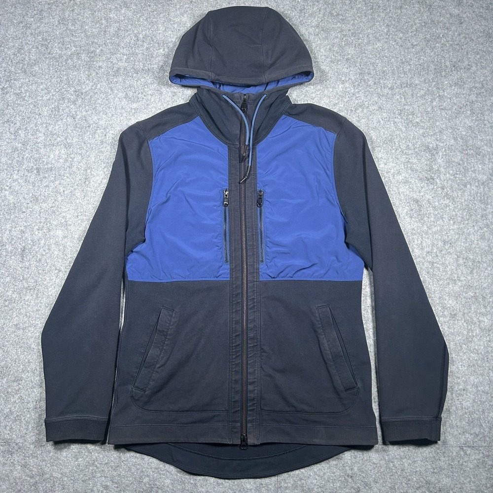 Lululemon Dispatch D1 Jacket Hoodie Mens Medium Blue Full‎ Zip Sporty Run Train